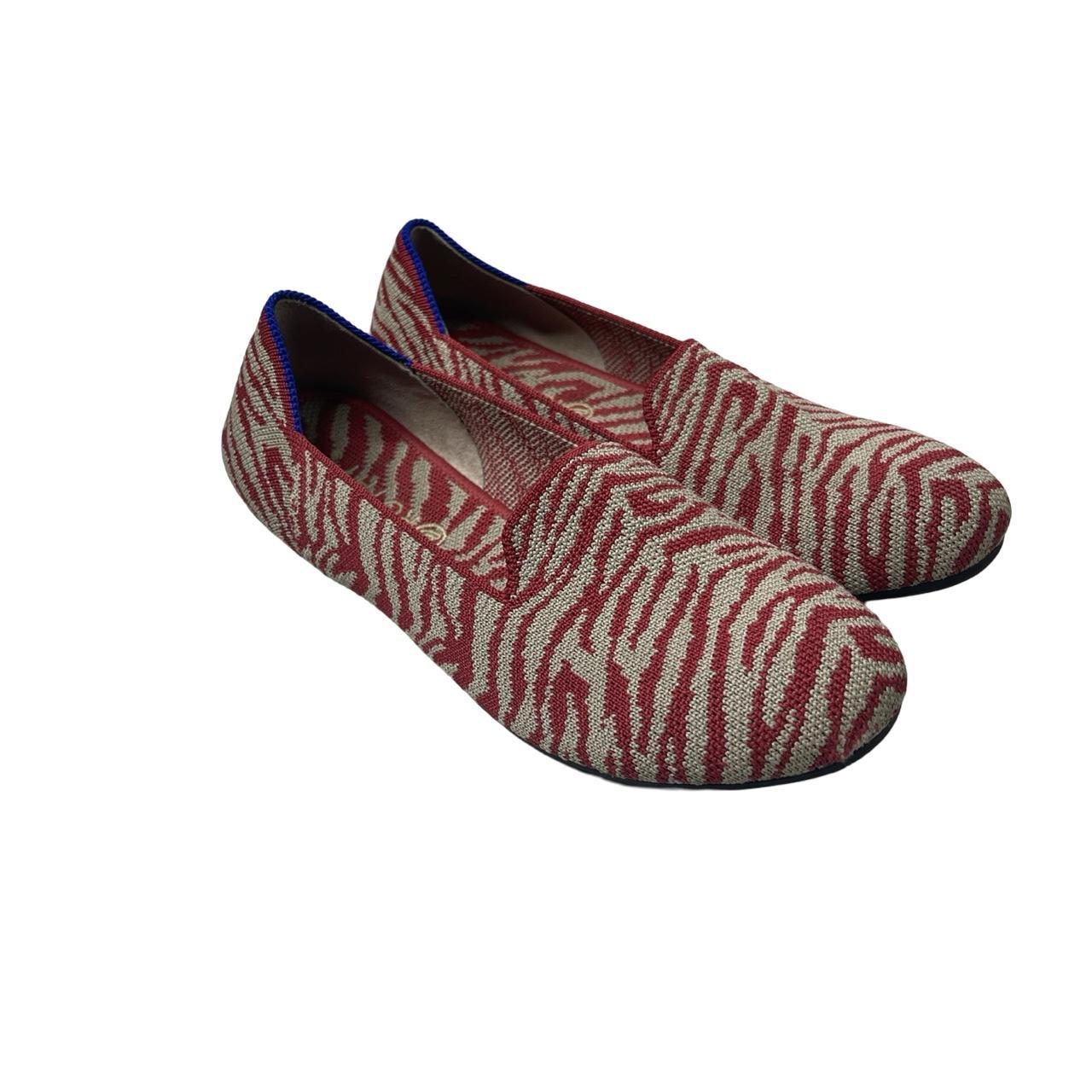 Rothy's Red Zebra Loafers Size 8 popular