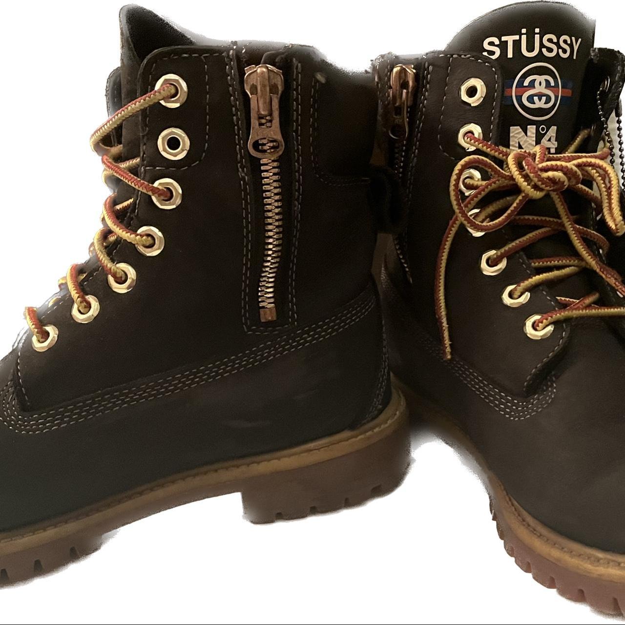 Stussy Mens Black Suede Timberland Boots Louis Vuitton Timberland