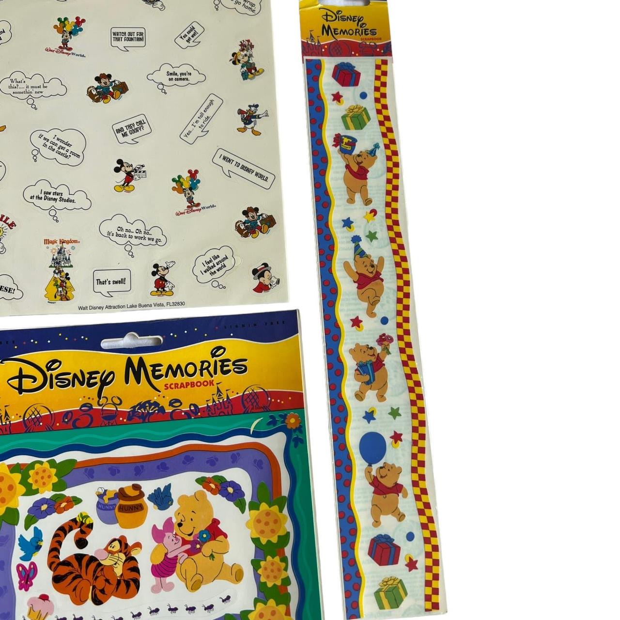 Disney Theme Park Border Sheet Scrapbook Stickers - One Sheet (Sandylion)  Sealed