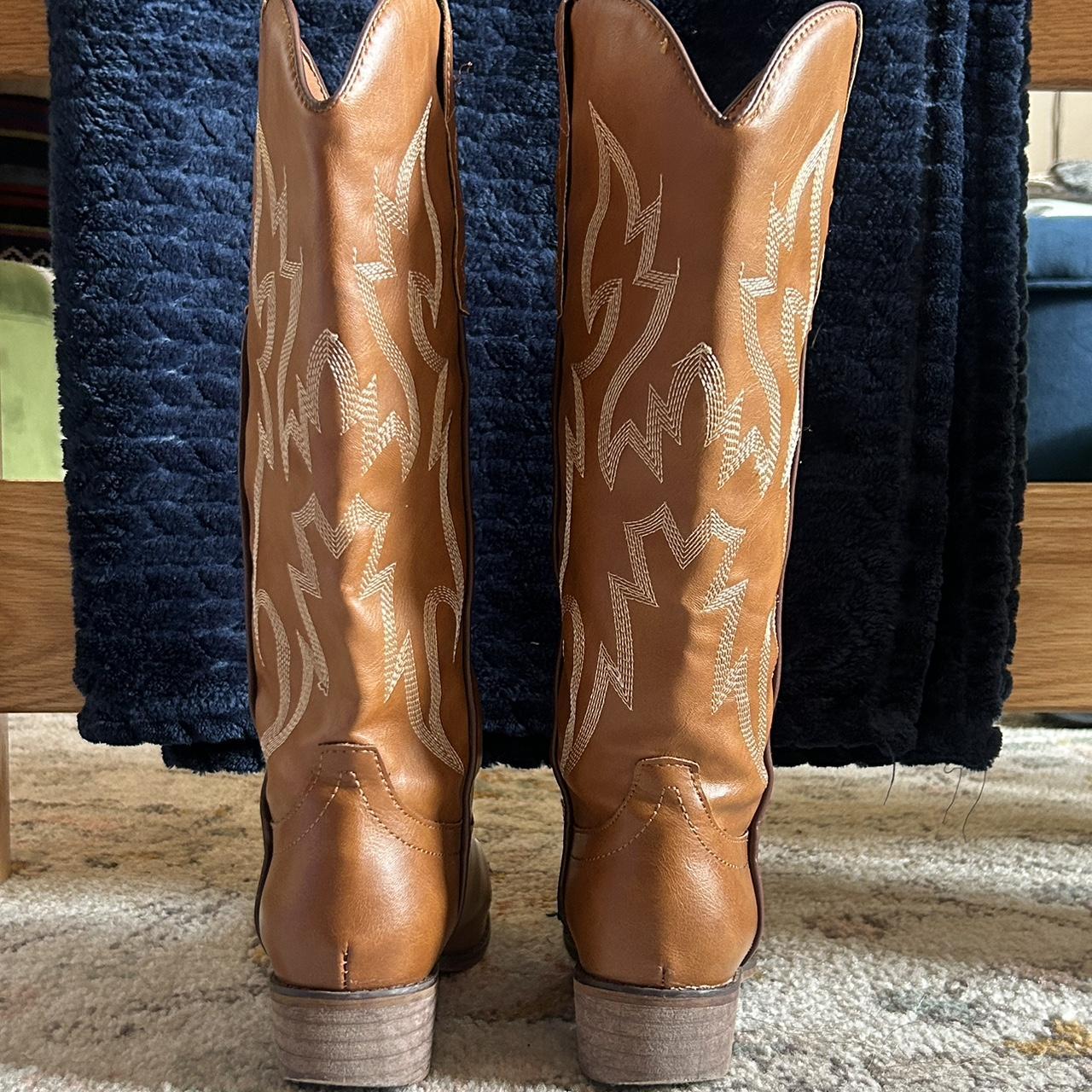 genuine leather cowgirl boots