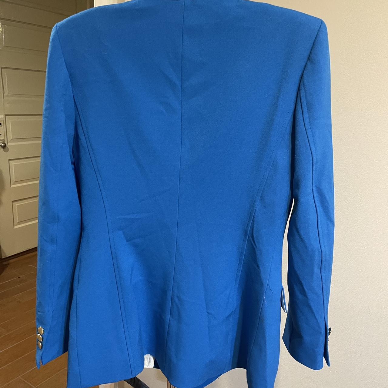 Zara Women's Blue Tailoredjackets Depop