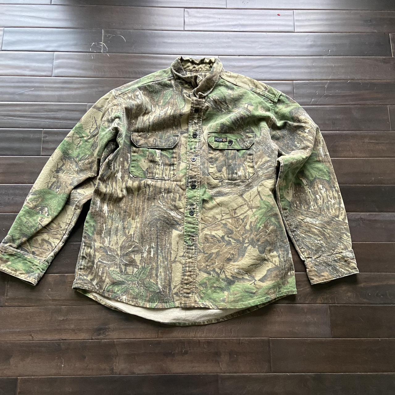 Vintage Realtree Rattlers Brand camo shirt Made in - Depop