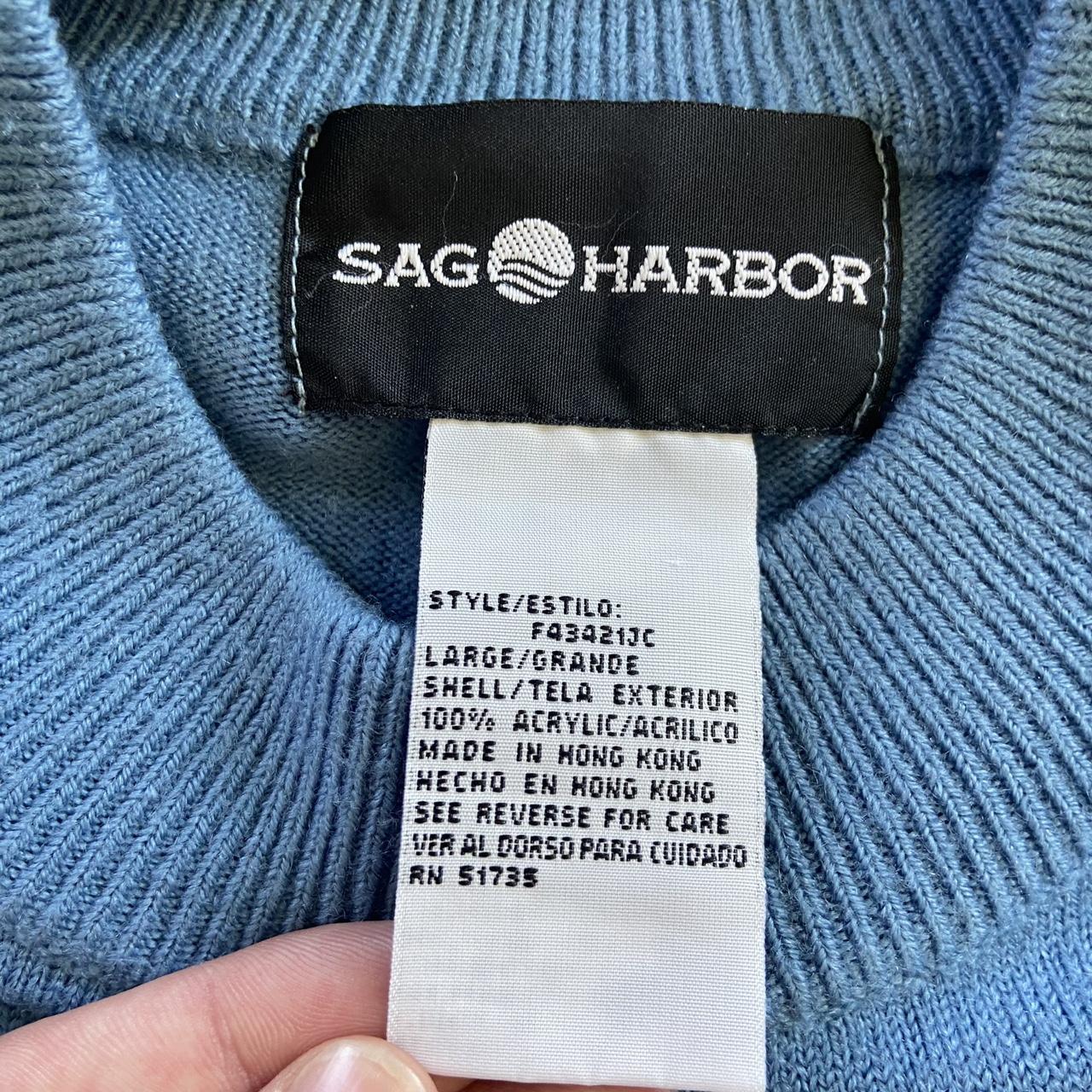 Vintage women’s Sag Harbor light blue shirt Size:... - Depop