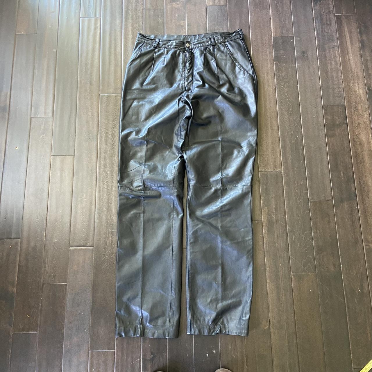 Vintage Cougar International Apparel leather pants...