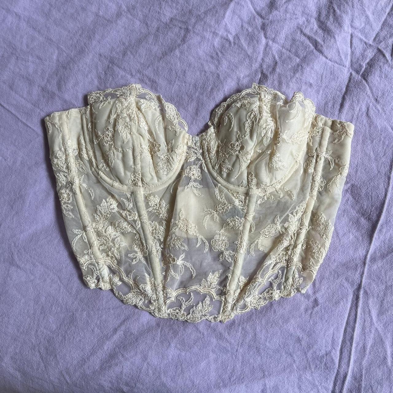 La Perla Women's Corset Cream/White 32 – Vintage La Perla
