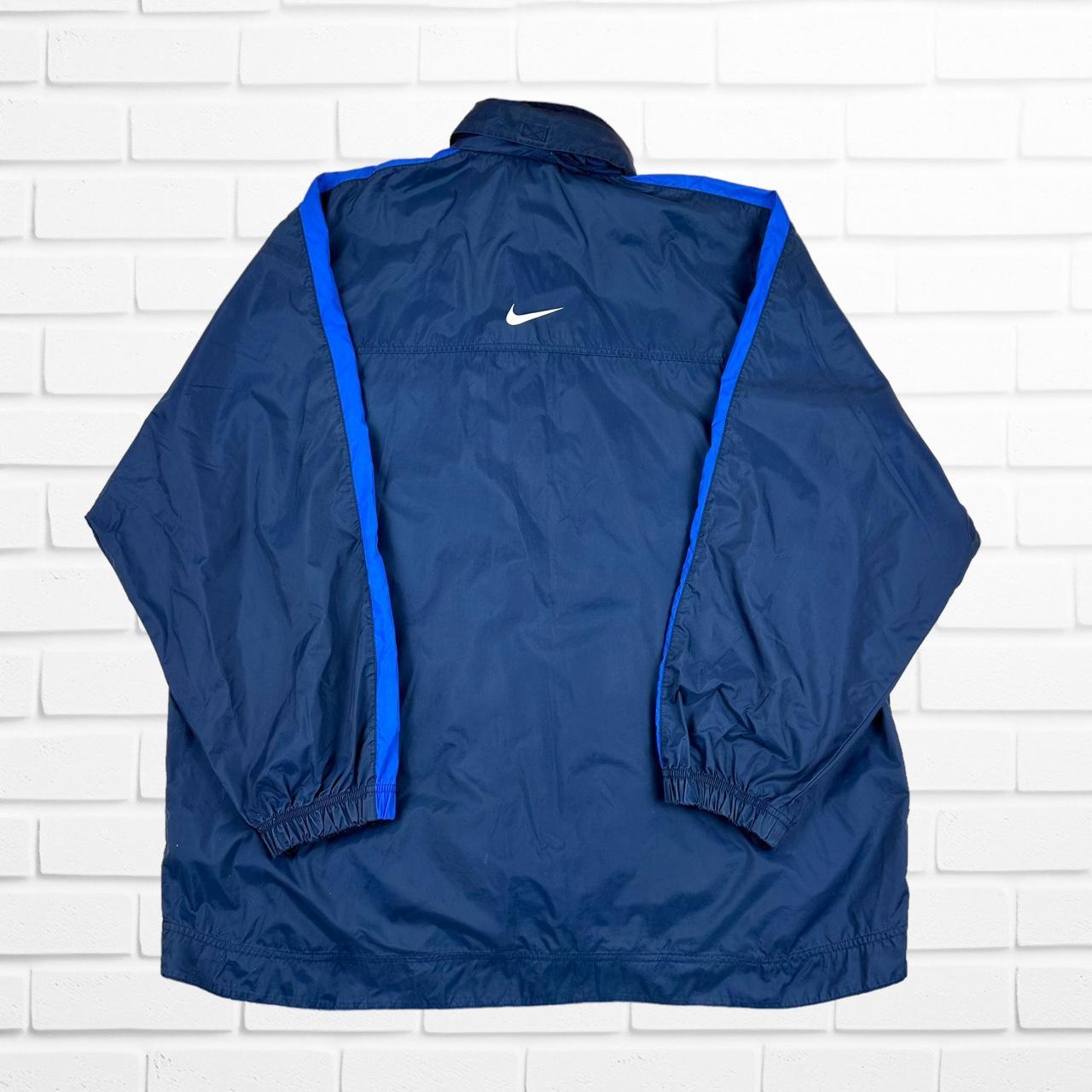👀 VINTAGE 90s NIKE JACKET 💣 Vintage Navy/Blue Nike... Depop