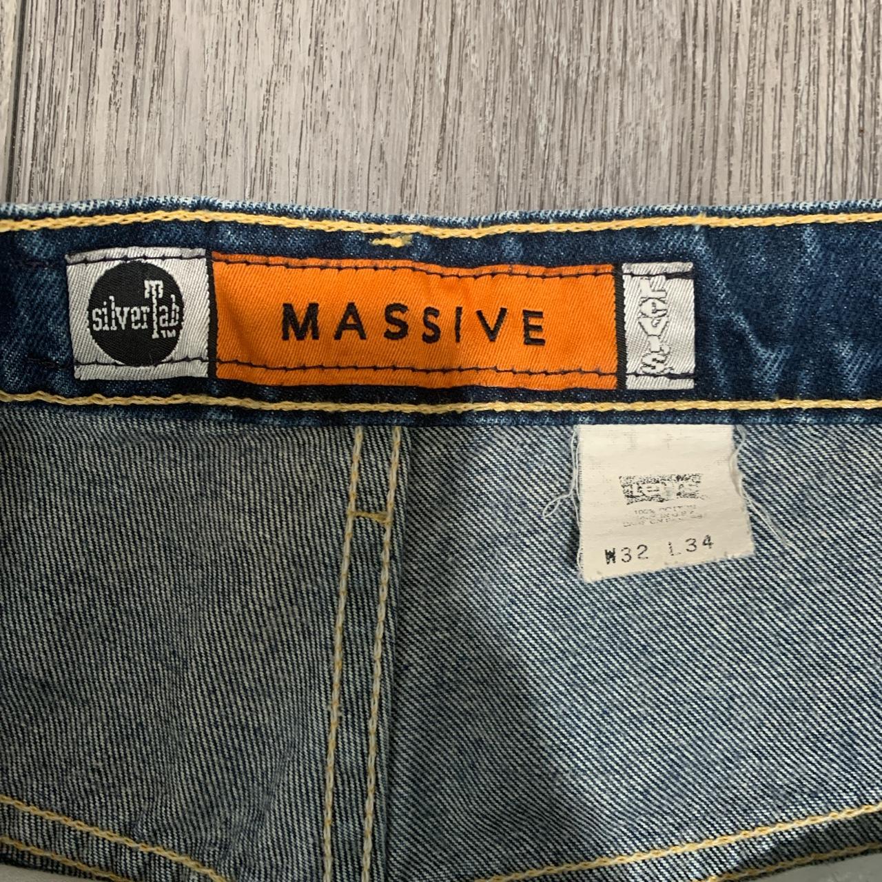 VINTAGE 90s MASSIVE SILVERTAB LEVIS SIZE 32 x... - Depop