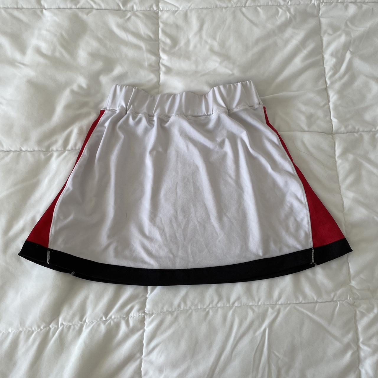 Adidas Women's Red and White Skirt (4)