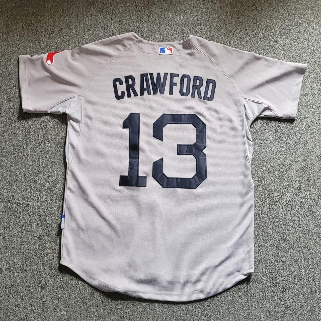 MLB Red Sox Baseball Carl Crawford 13 Jersey Men's XL New 