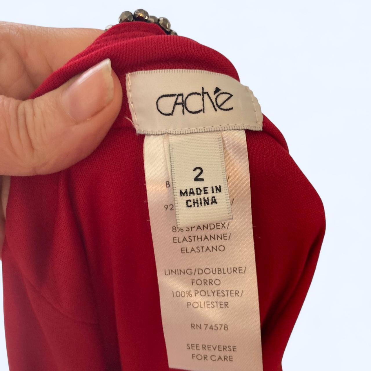 Cache Women's Blouse - Red - 2 – Cache Red one sh… - image 3