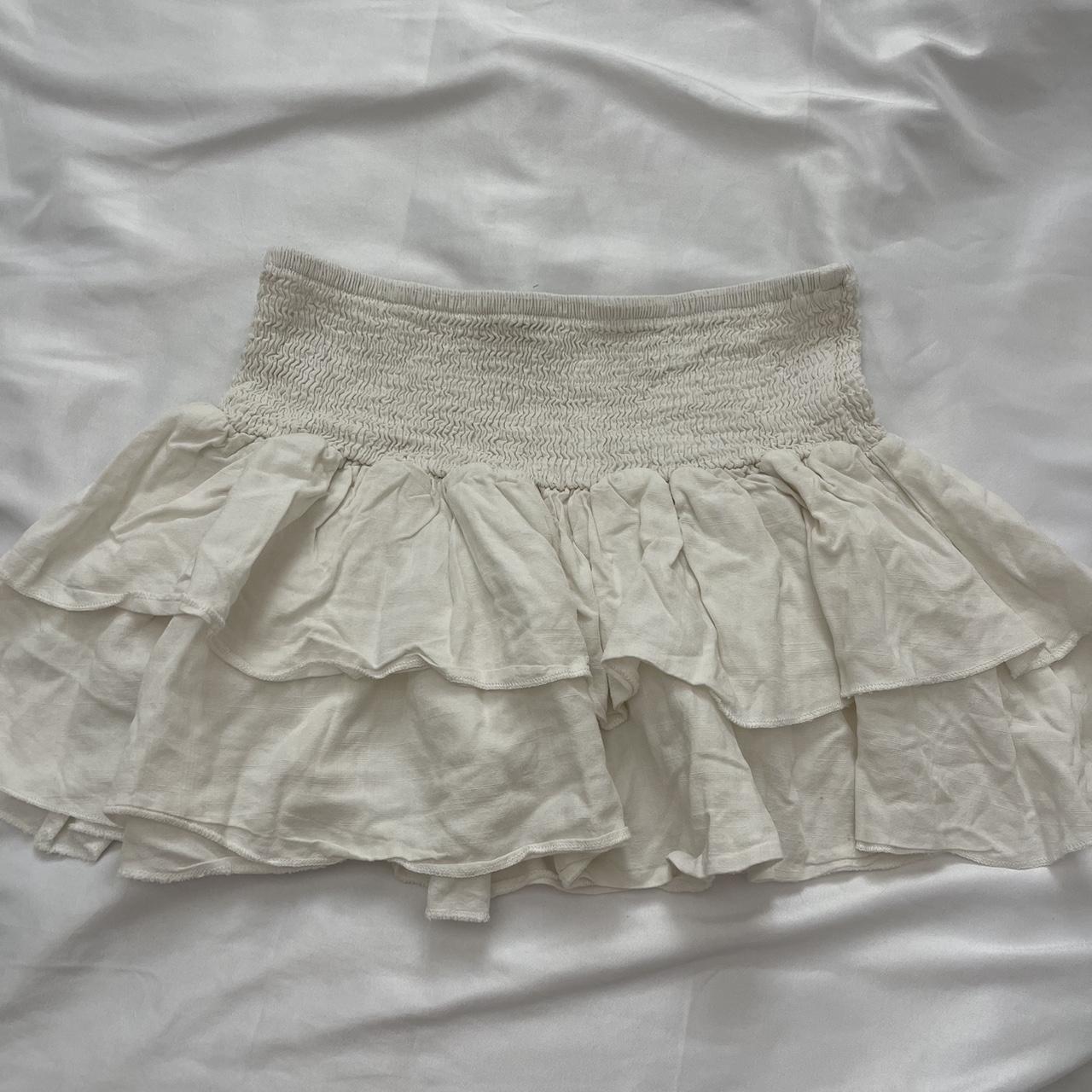 Women's Skirt - White/Cream - XS – Cutie little m… - image 1