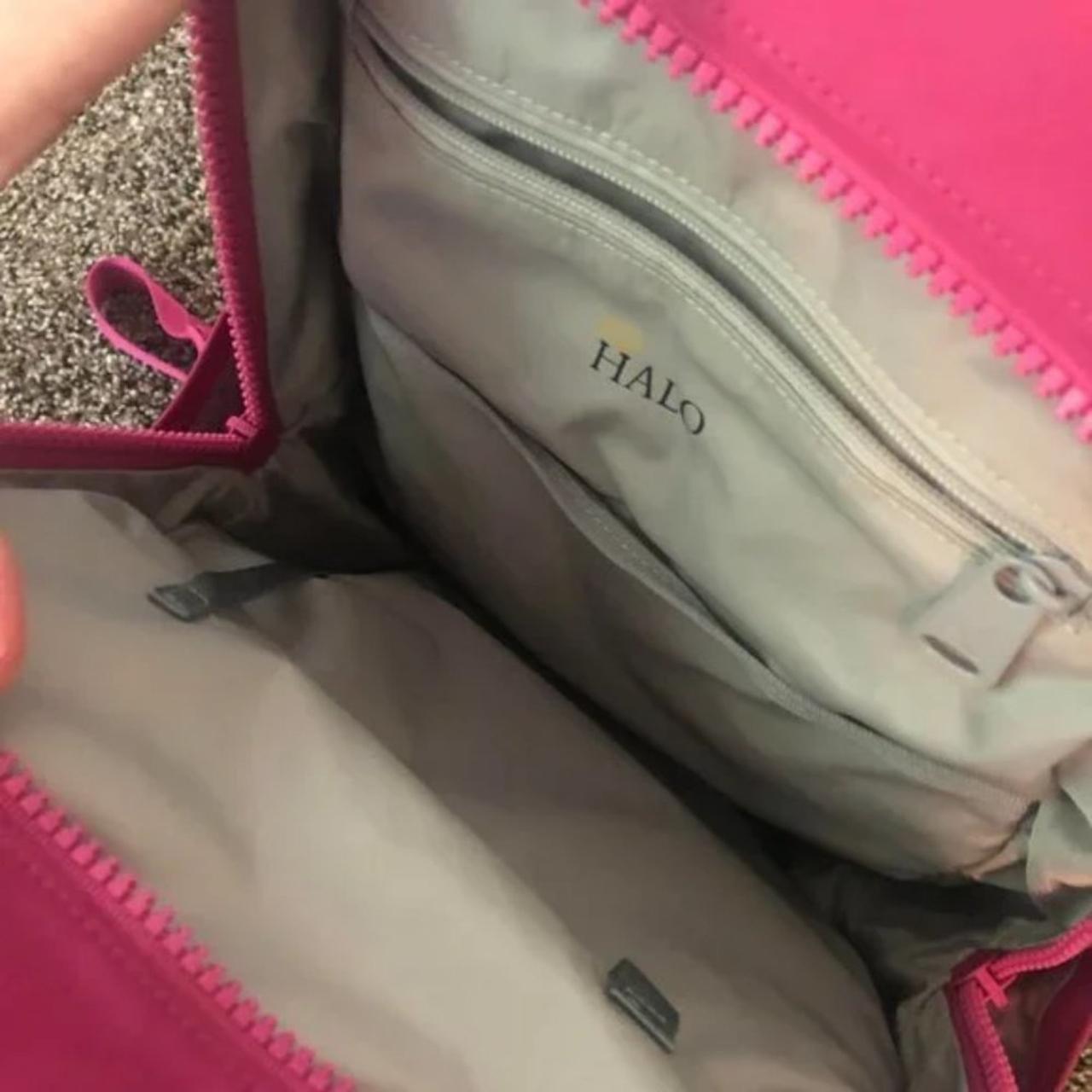 HALO RFID hot Backpack with Two Phone Chargers and Flashlight