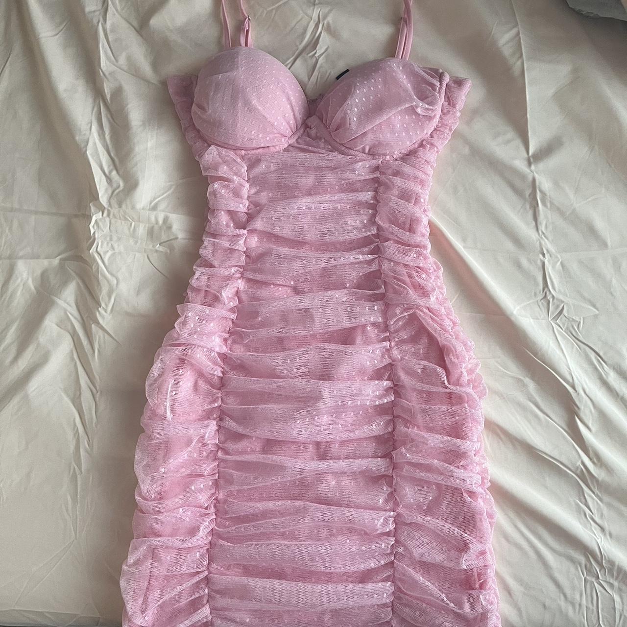 Pink Windsor Dress Size Small Used Once Depop 5782