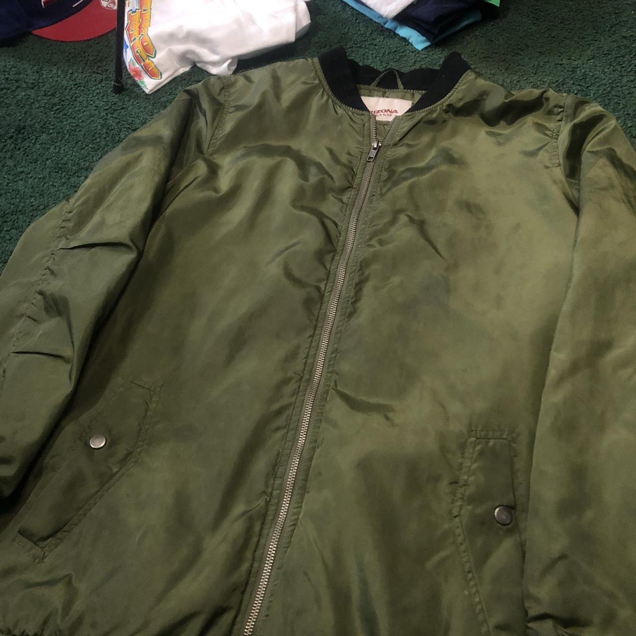 Vintage Dark Green Bomber Jacket 🔥😎 ... - Depop