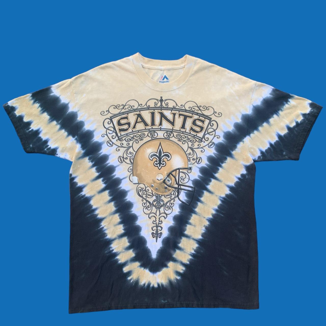 New Orleans saints Mitchell & Ness throwback t-shirt - Depop