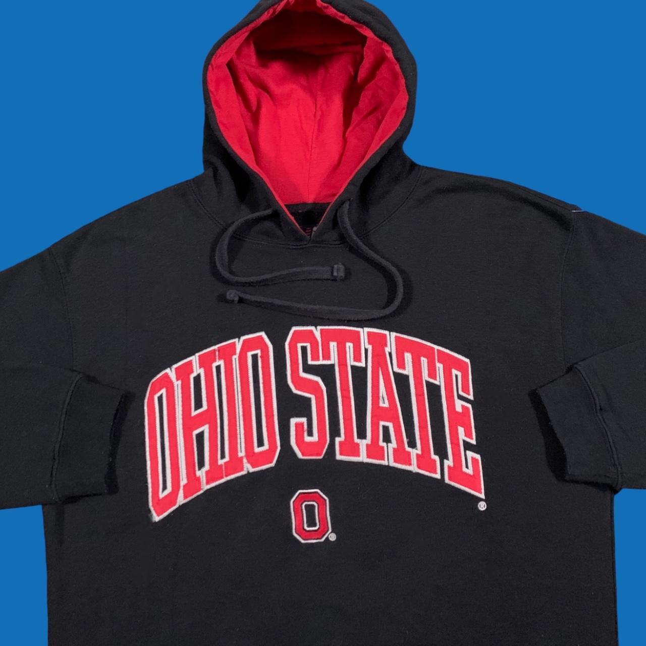 NCAA Men's Black and Red Hoodie (4)