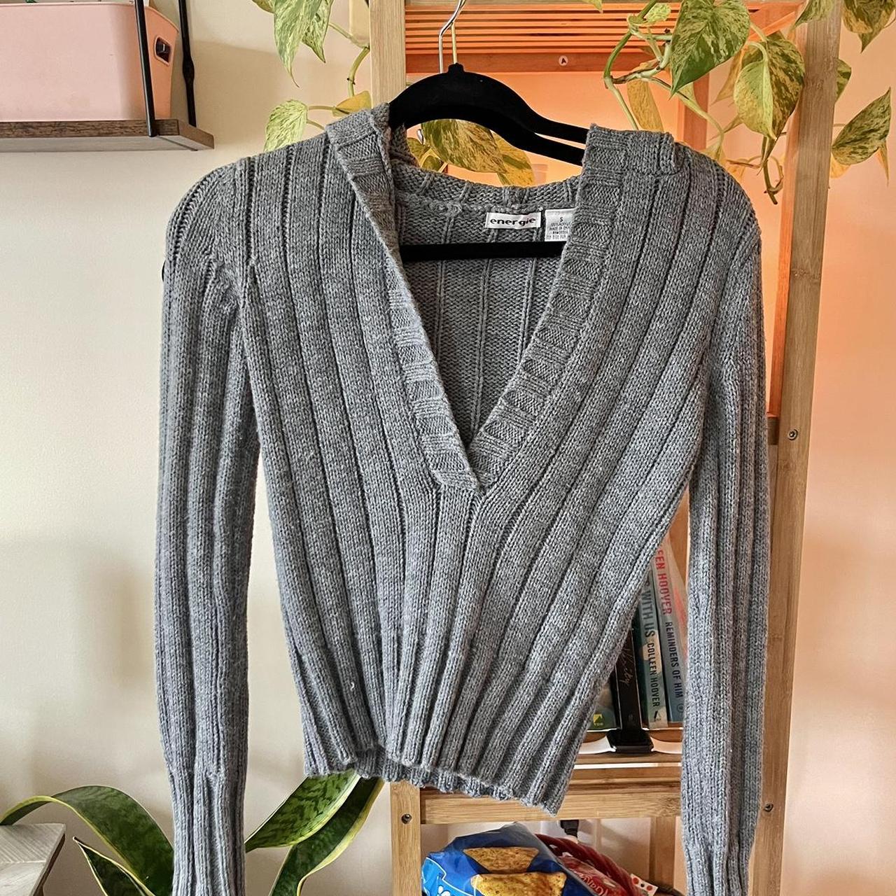 Energie Women's Grey Jumper | Depop