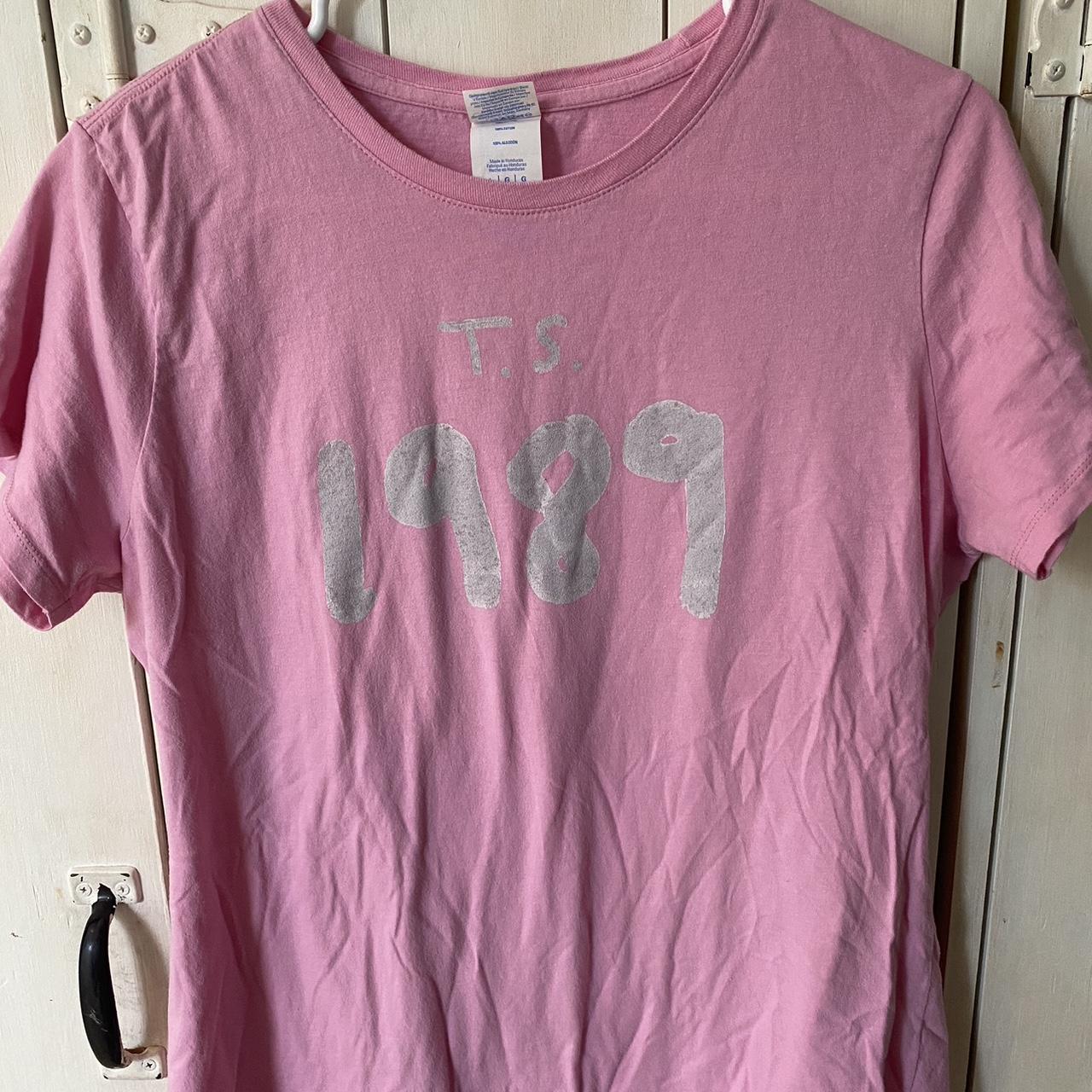 Pink Taylor Swift 1989 tee - Depop