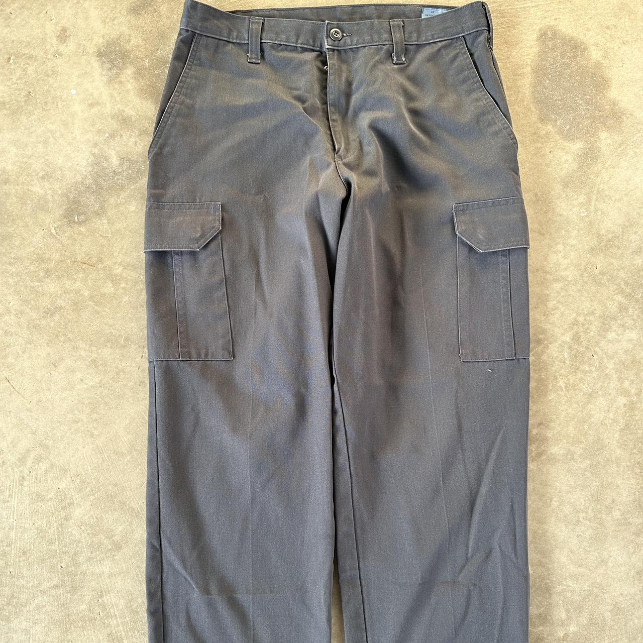 Cintas Workers cargo pants clean baggy real... - Depop