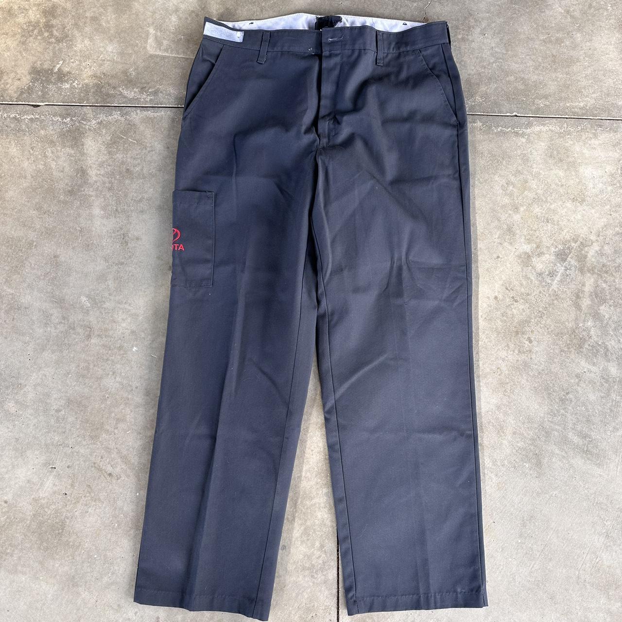 Red cap Toyota pants Work pants with clean... - Depop