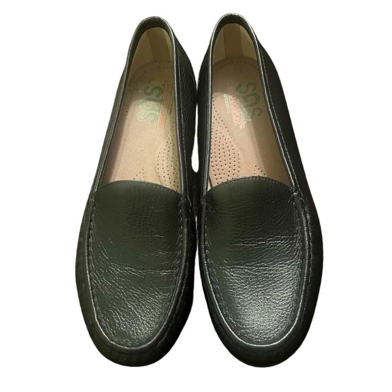 SAS Tripad Comfort Simplify Slip On Black Leather... - Depop