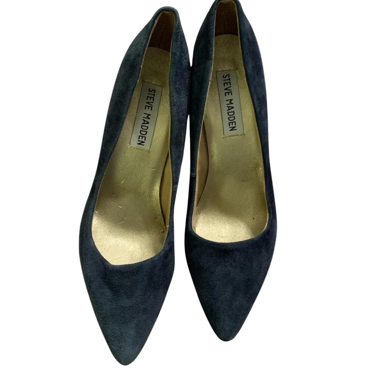 Steve madden blue 2025 suede heels