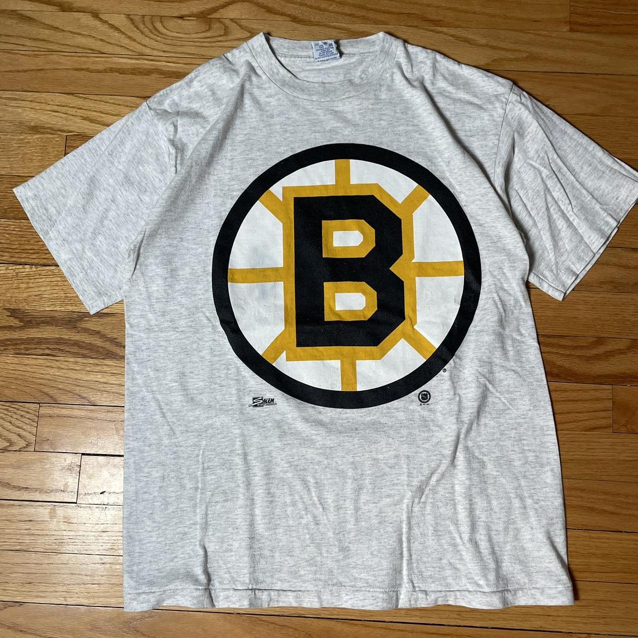 Vintage 1992 Boston Bruins hockey NHL Salem... - Depop