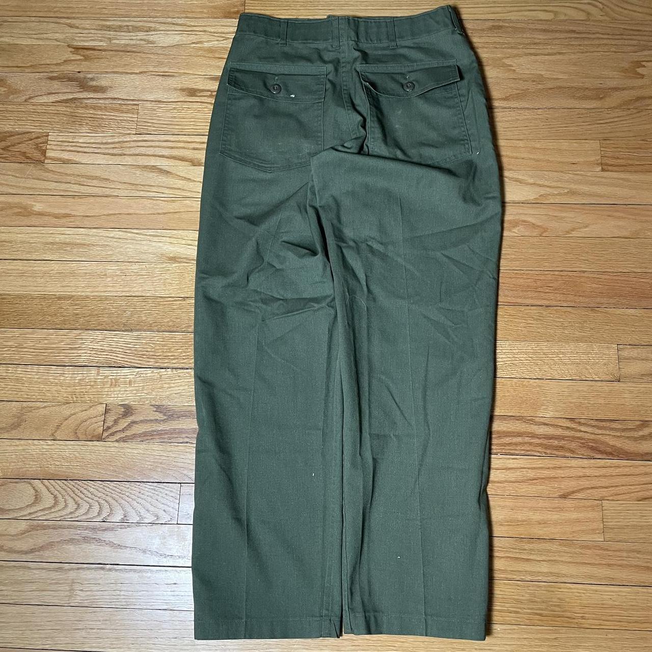 VINTAGE OG 507 1985 perfect everyday green military... - Depop