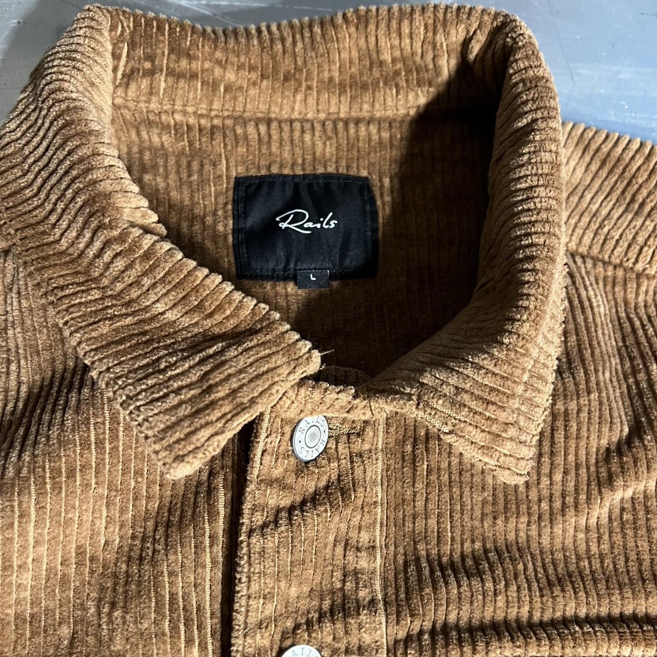 Rails Men's Jacket - Brown - L – Rails corduroy j… - image 2