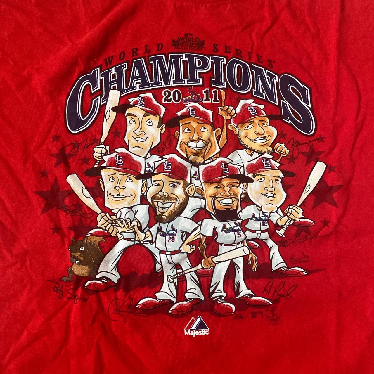 Y2K St. Louis cardinals World Series champions long - Depop