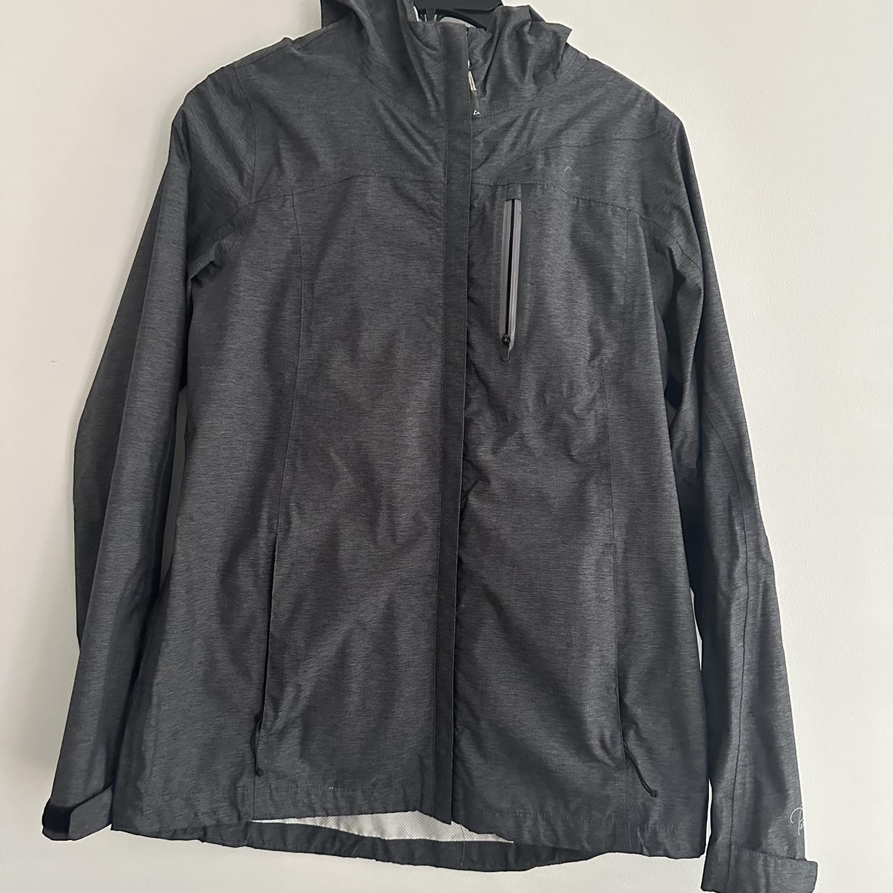 Paradox waterproof rain coat. Size small. Gray. Some