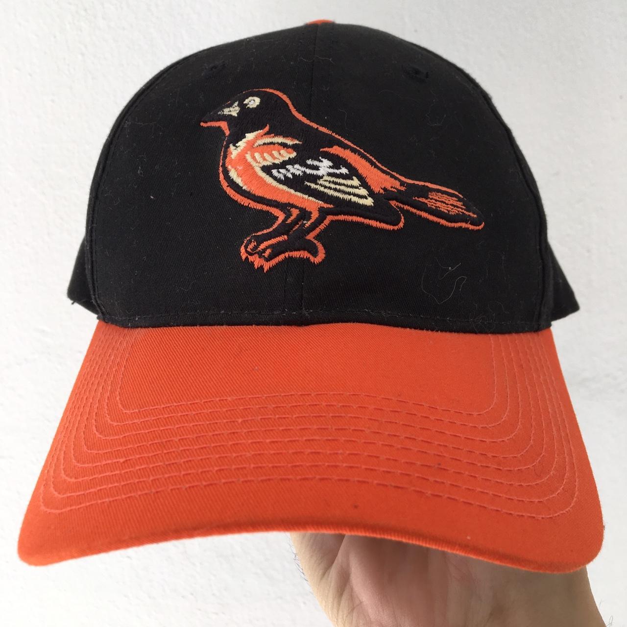 Vintage 90's Baltimore Orioles strapback hat. Crisp - Depop