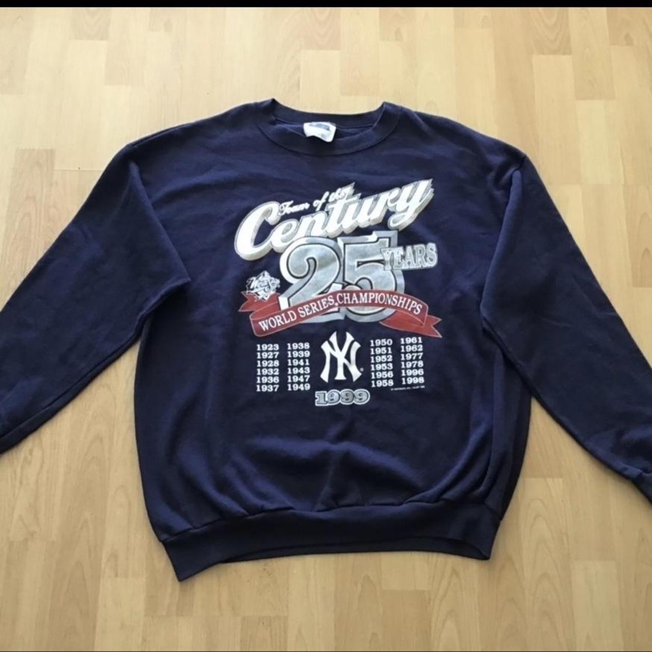 Vintage New York Yankees Derek Jeter Jersey Blue XL - Depop