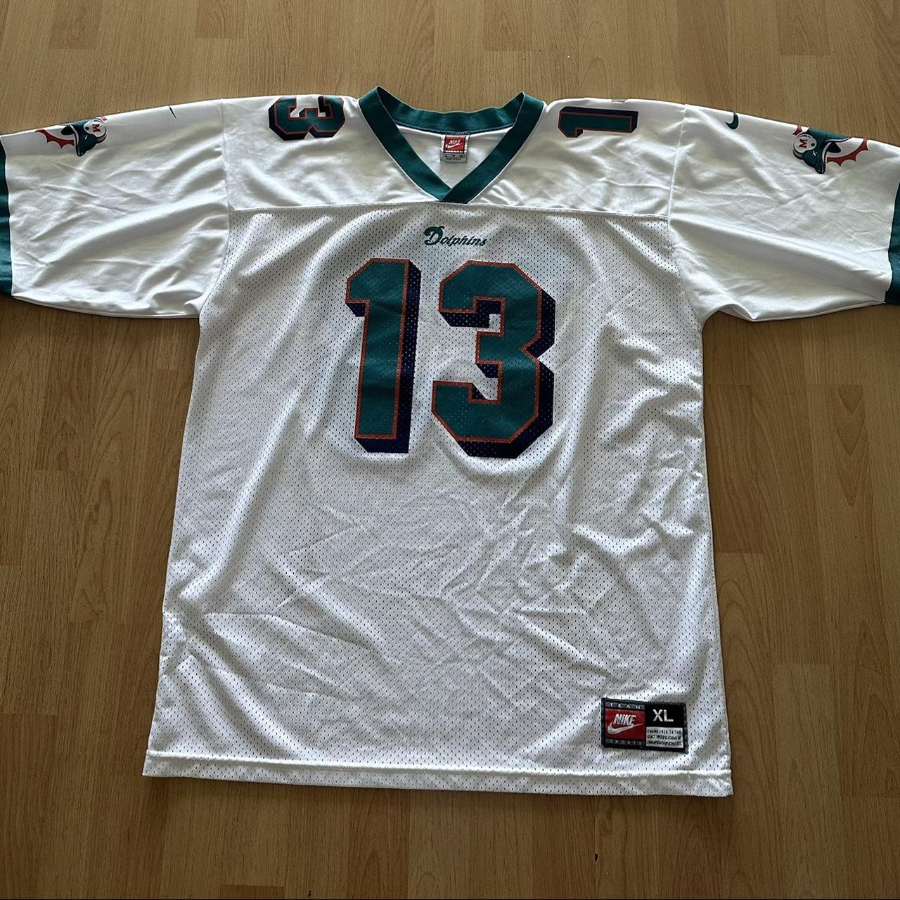 1990s NIKE Vintage Dan Marino 13 Jersey Miami Dolphins NFL 