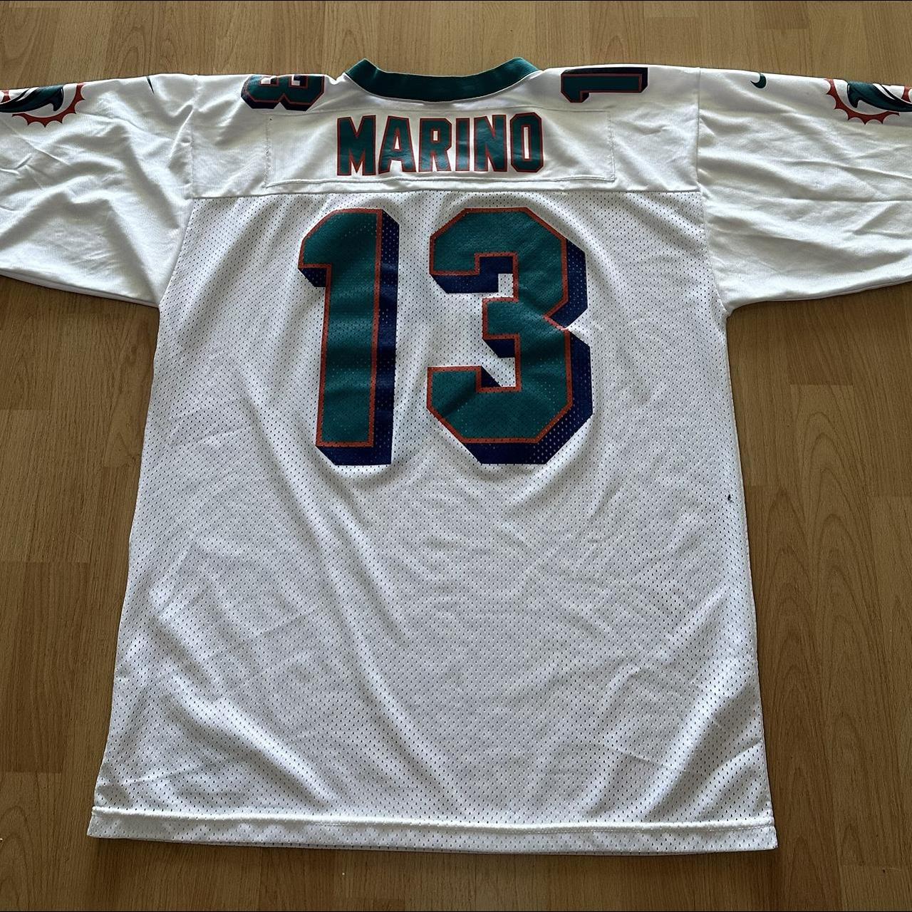 90s Vintage Miami Dolphins Dan Marino #13 NFL - Depop