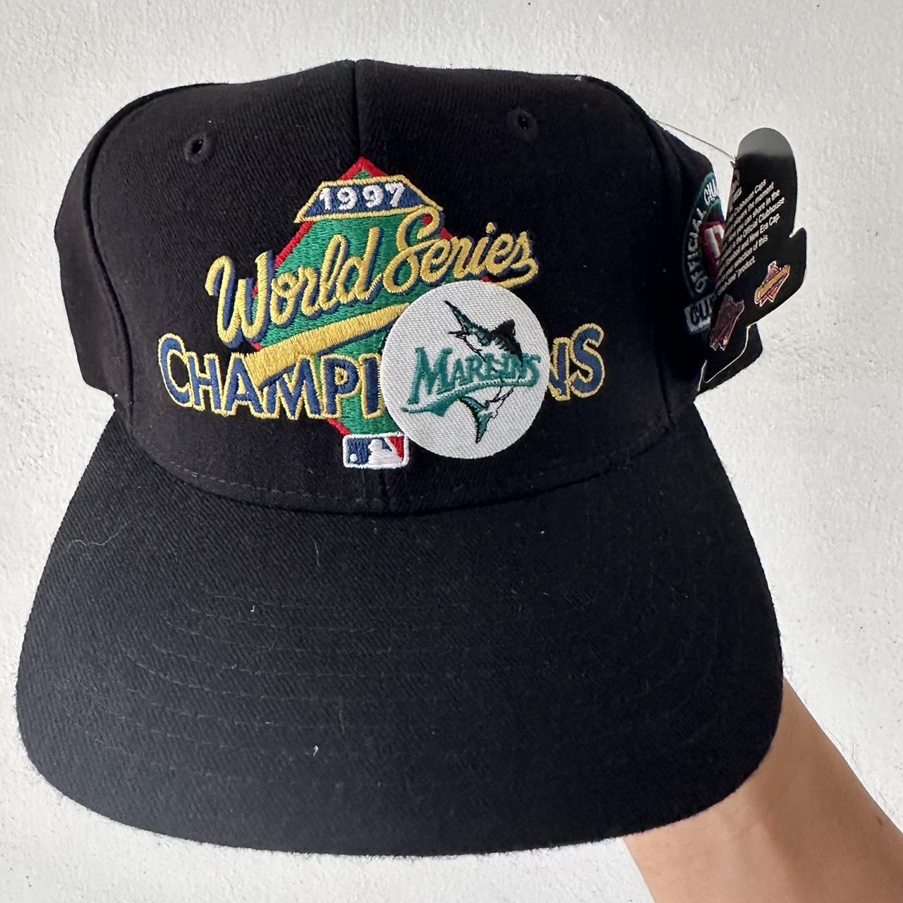 New Era 1997 Florida Marlins World Series Champions Official Clubhouse Cap  Hat