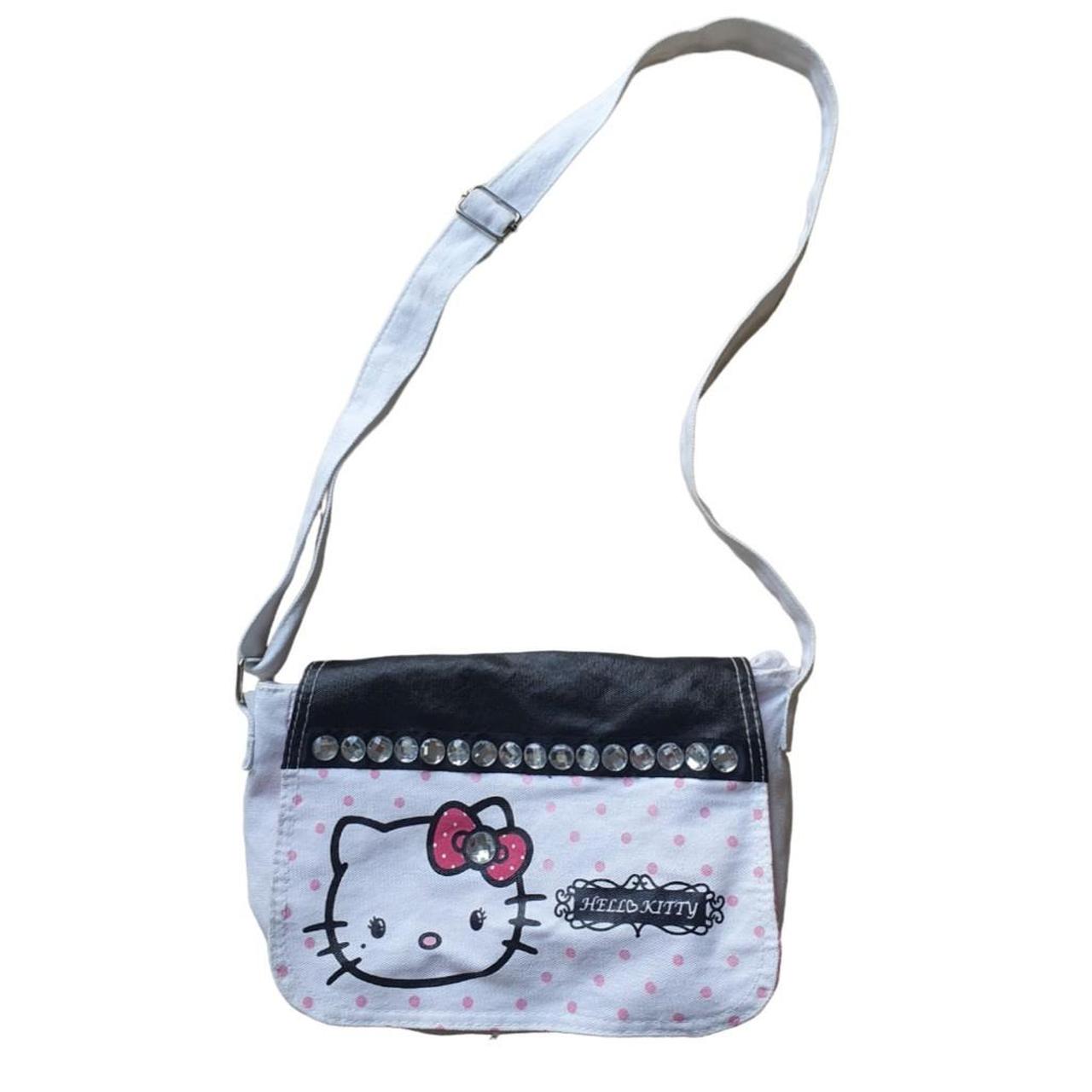 Hello Kitty Women's White and Pink Bag | Depop