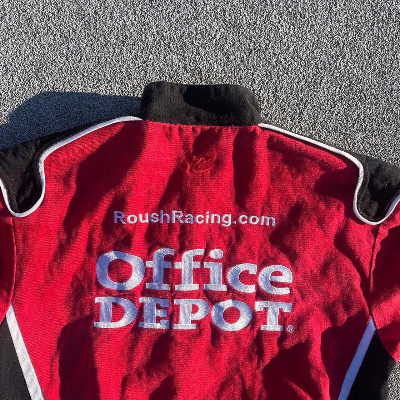 Vintage Office Depot Red NASCAR racing jacket, Size...