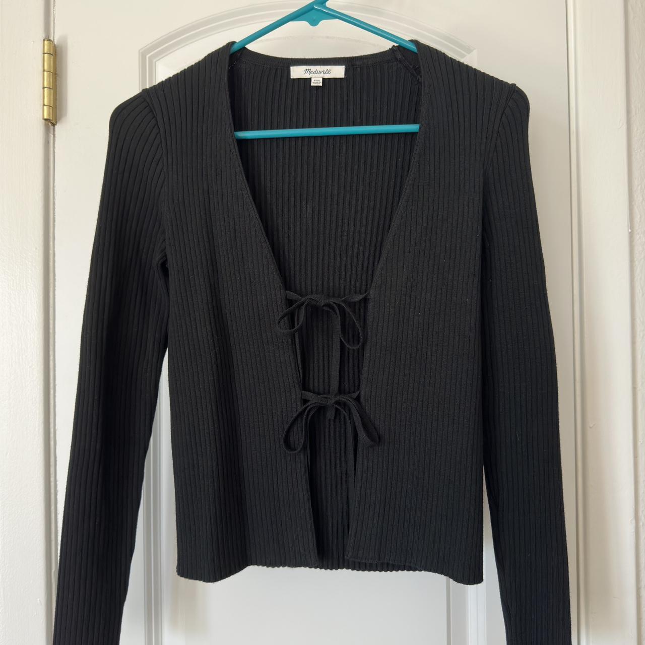 Madewell tie front cardigan best sale