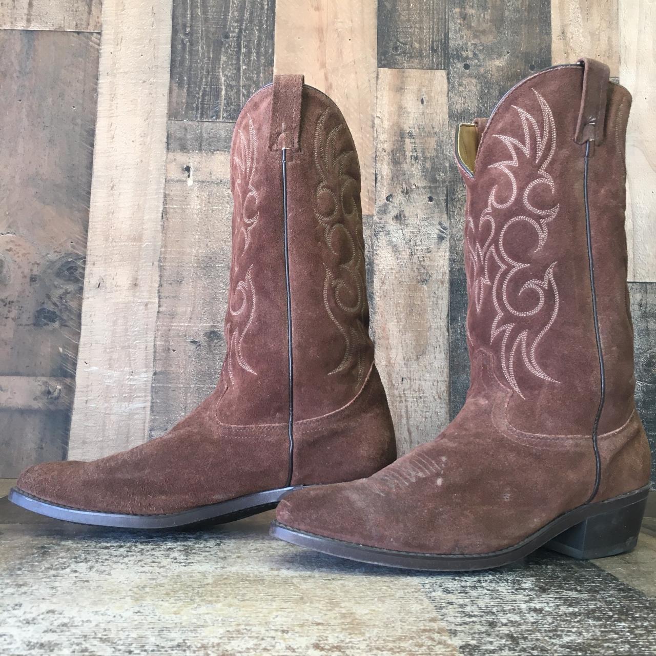 Acme suede hot sale cowboy boots