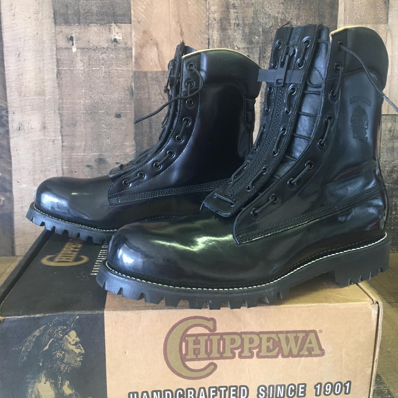 Chippewa Steel Toe Work Boots Mens Ee New Depop