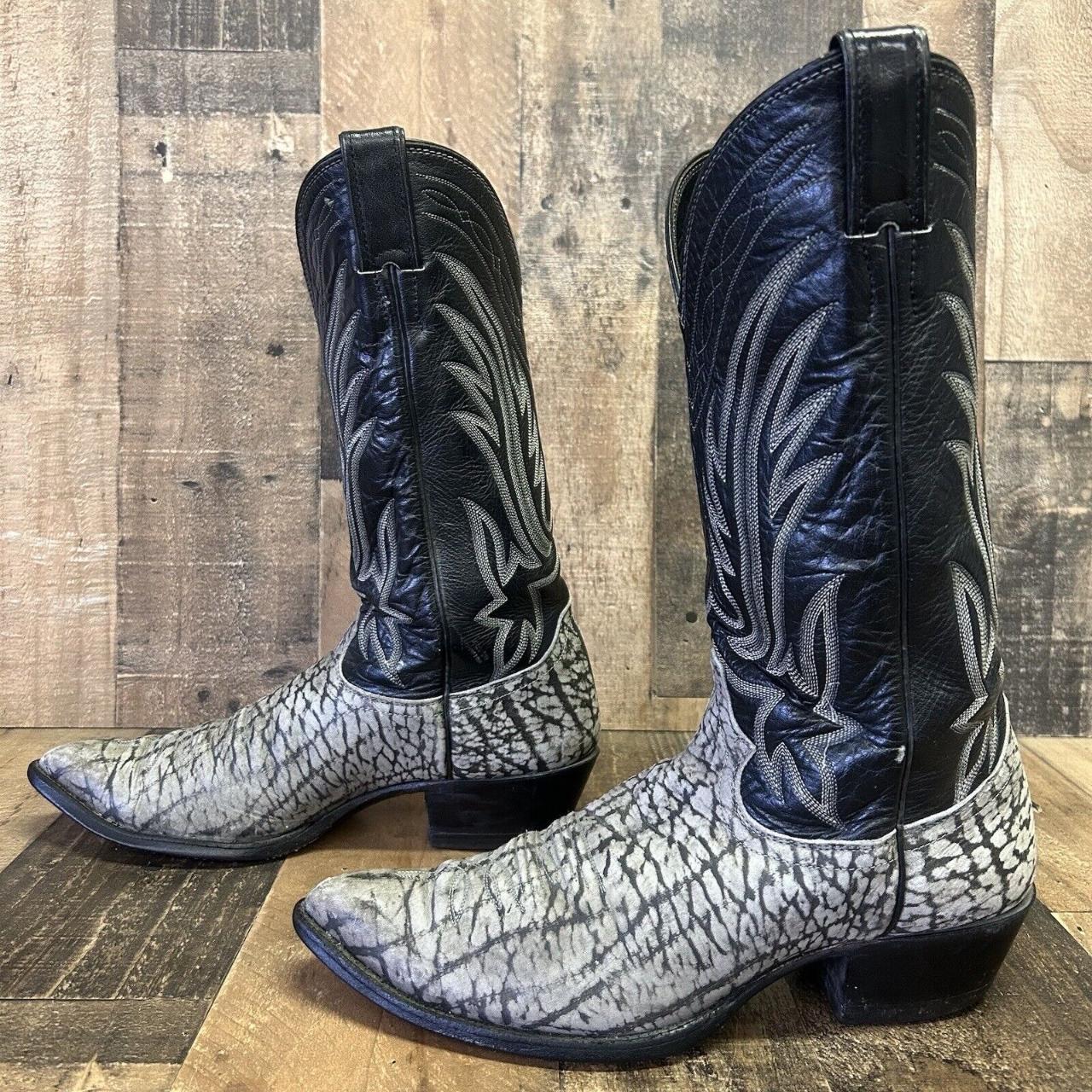 Mens grey cowboy outlet boots