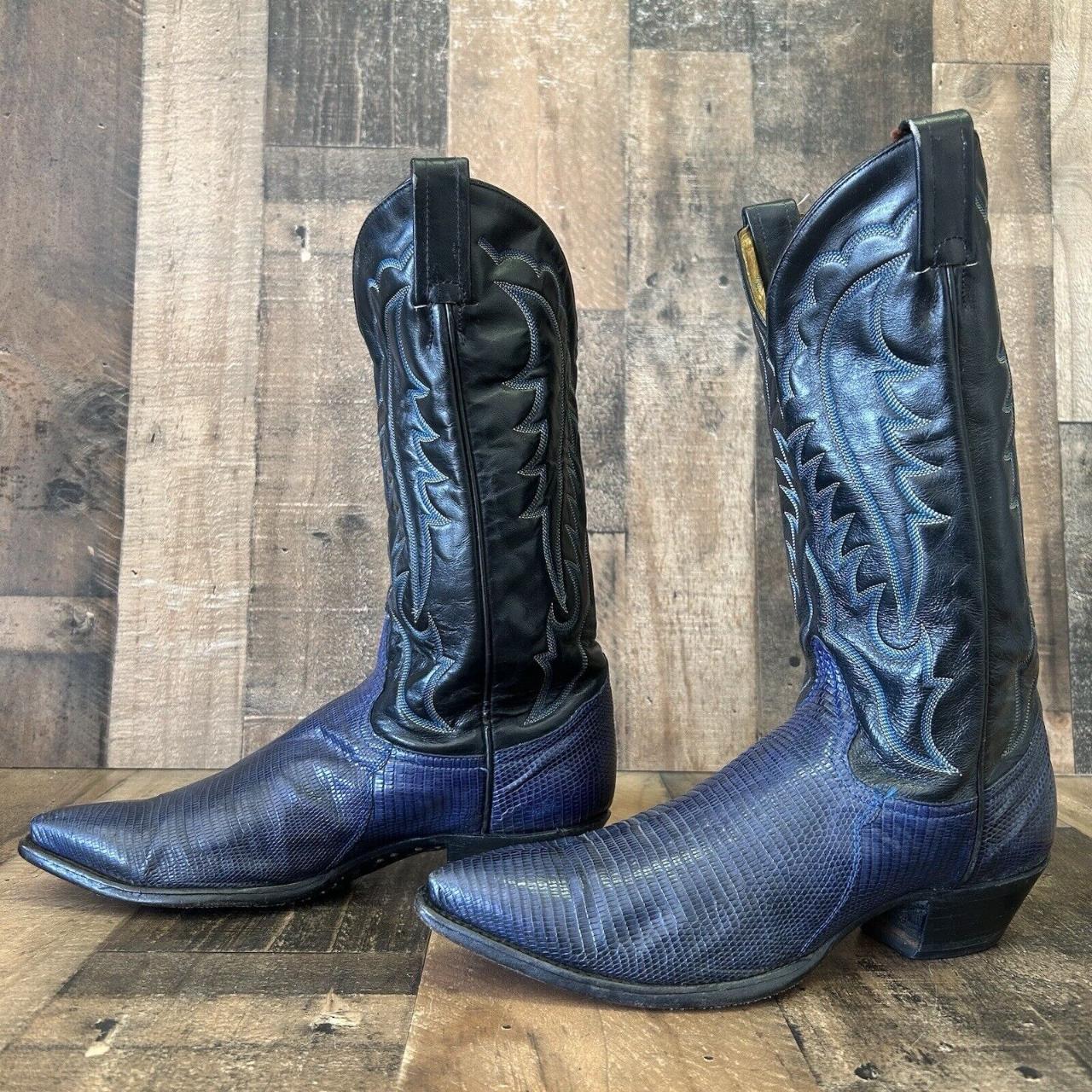justin tekno crepe ostrich boots