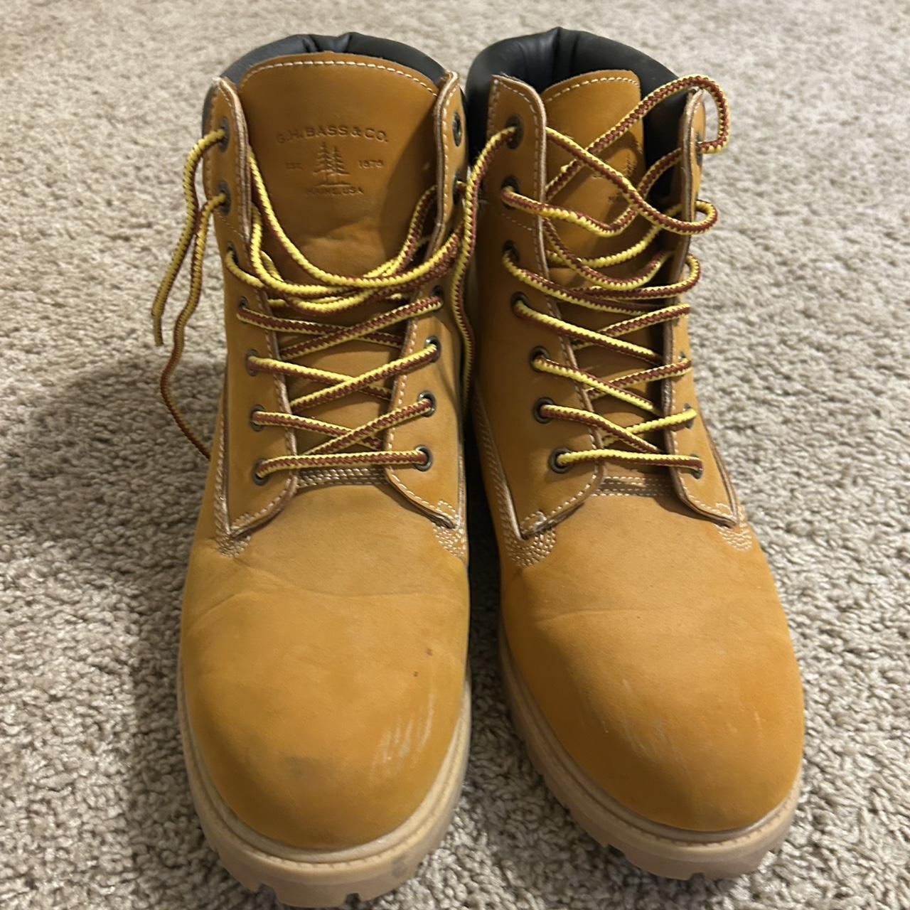 Timberland type boot tan and brown #timberland #timbs - Depop