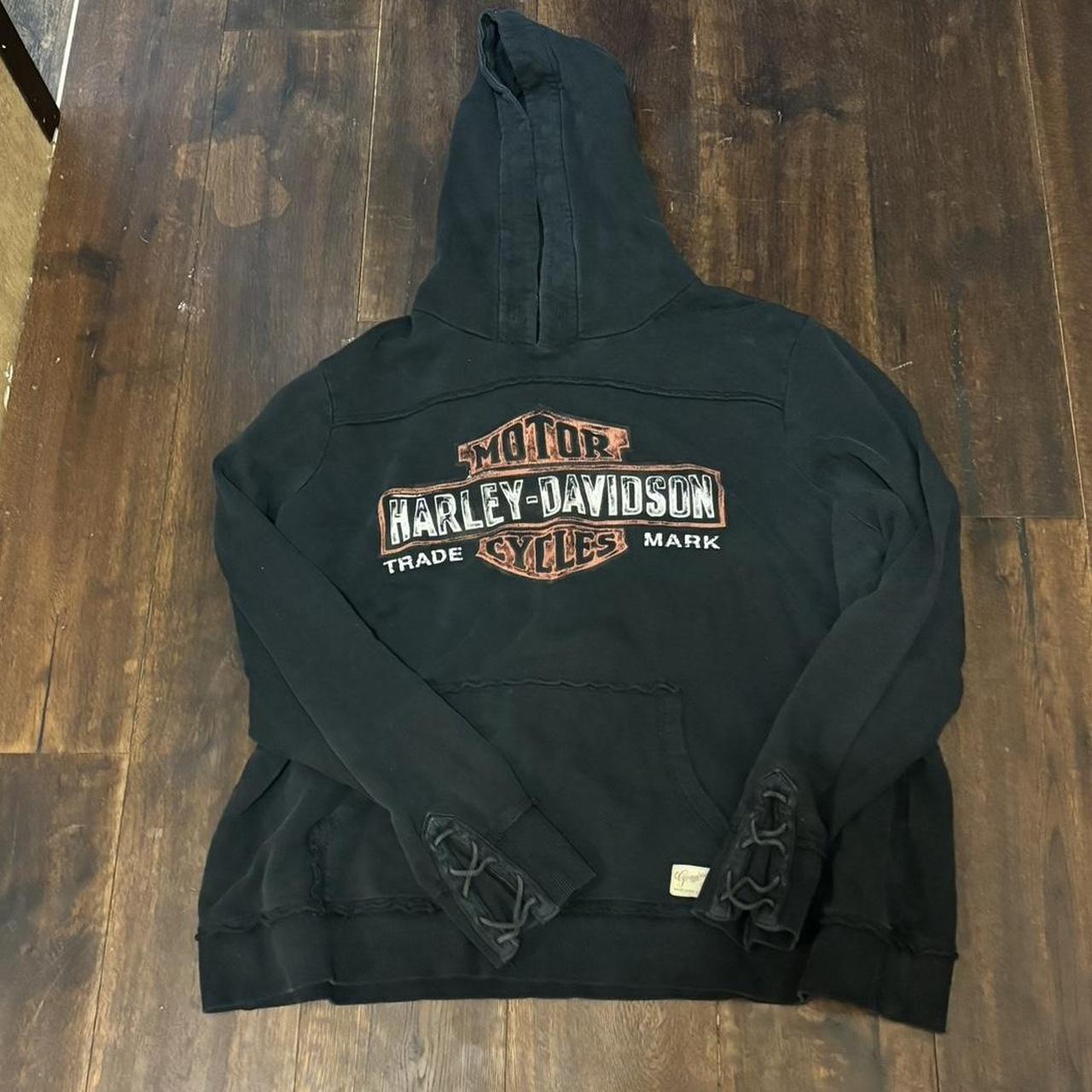 Vintage women’s Harley Davidson hoodie Size tagged 2W - Depop