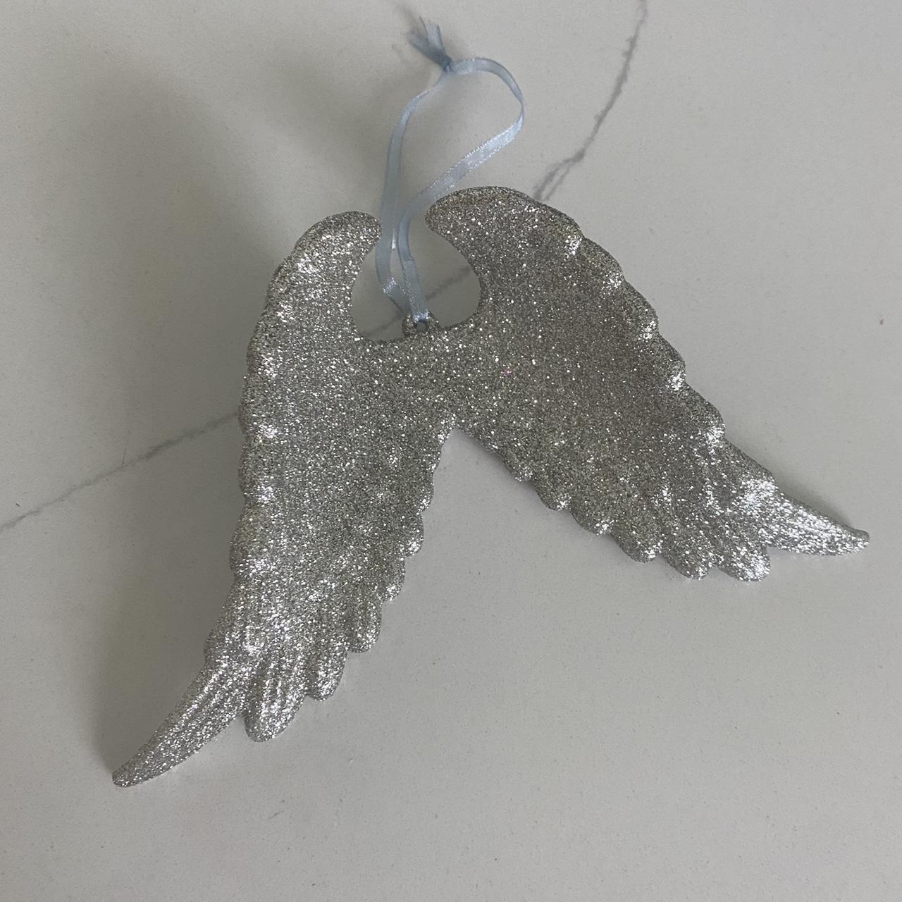 Glitter Silver Angel Wings 🪽 Good condition - Depop