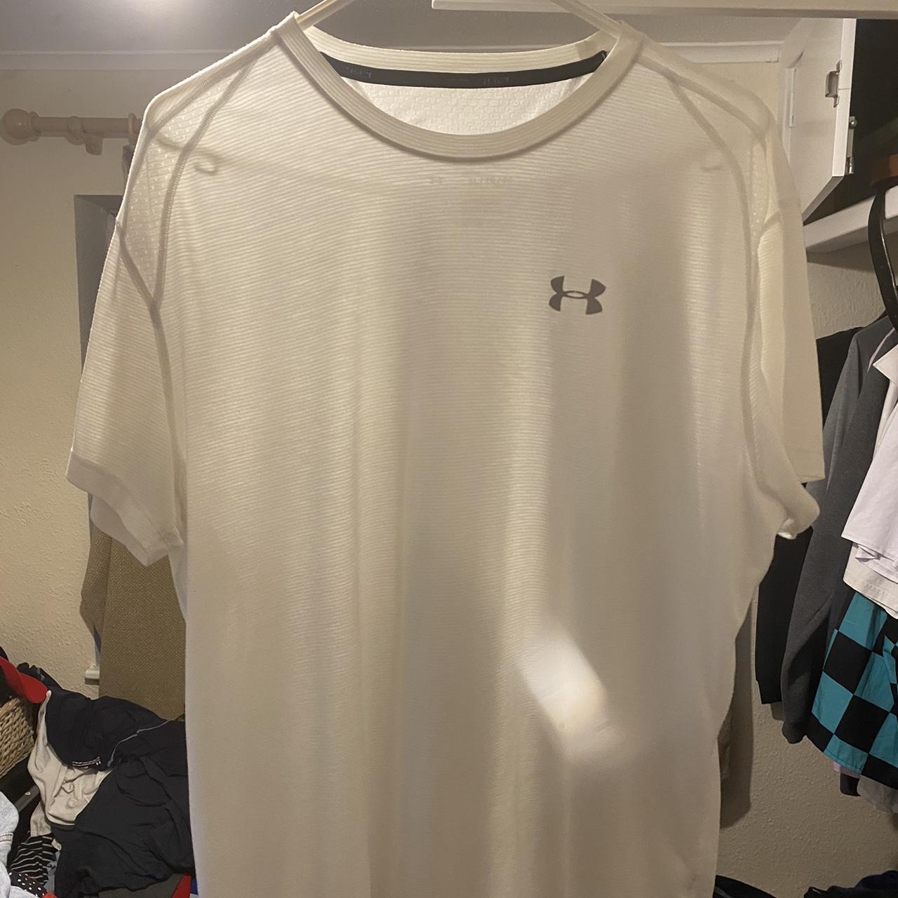 under armour gym t shirt white