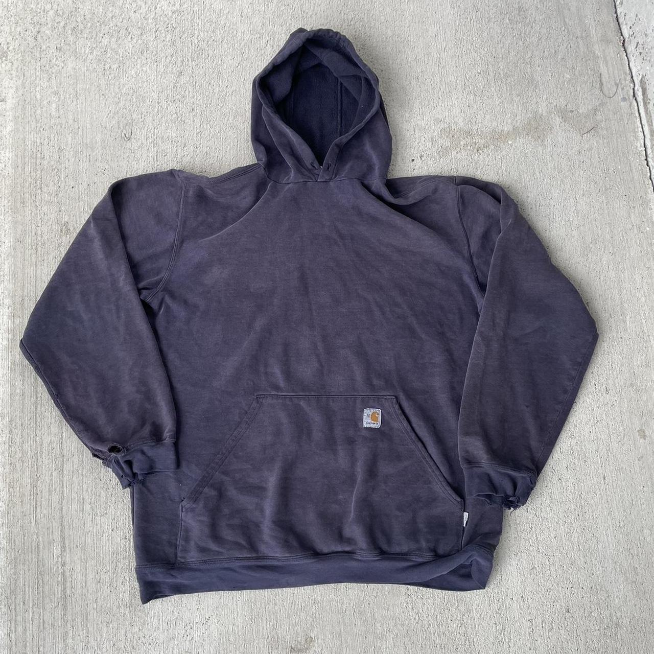 Purple Fire resistant Carhartt Hoodie Sz XL Tall... - Depop