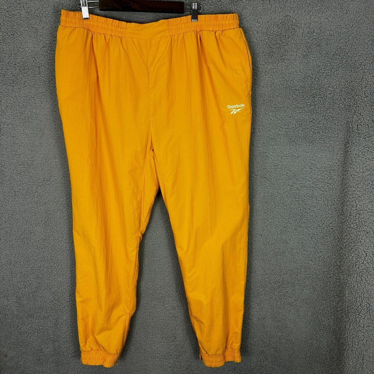 Reebok sweatpants on sale yellow