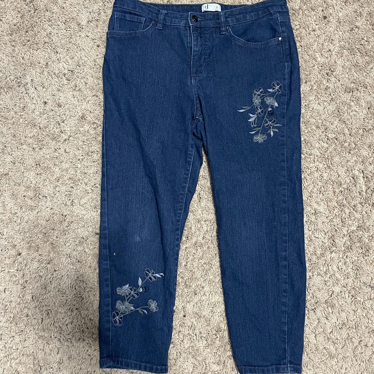 Denim & Co. Embroidered Jeans